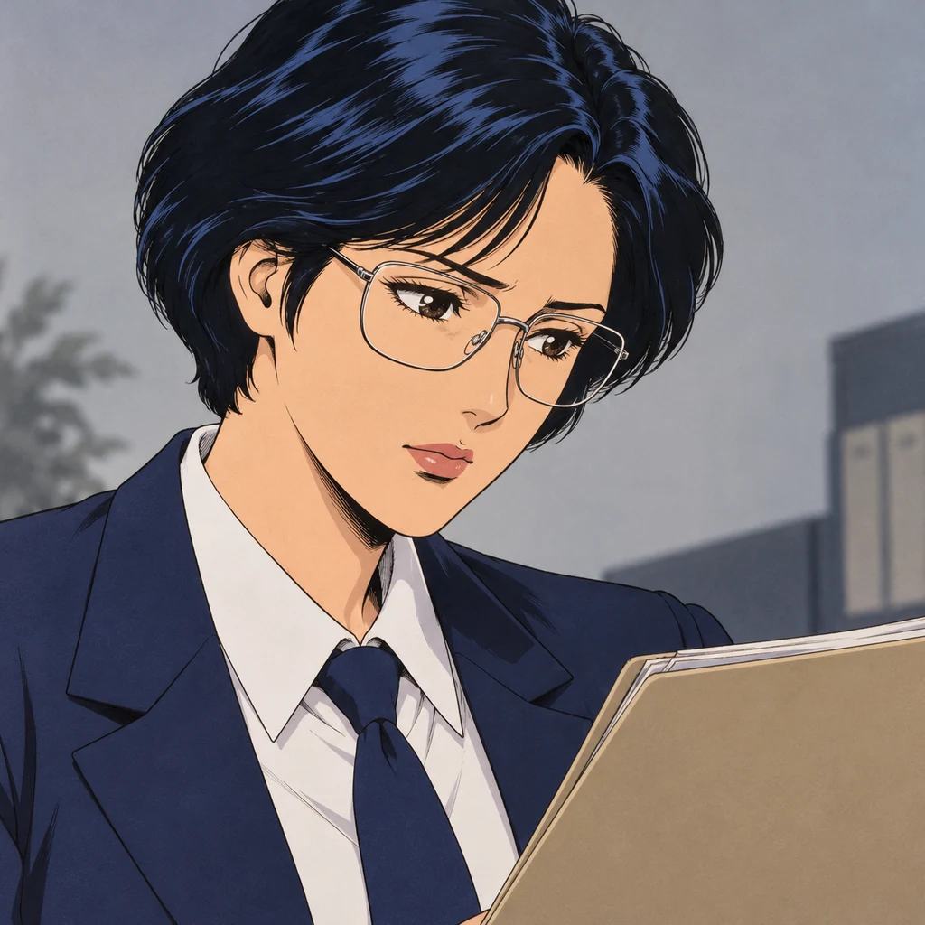 Mitsuko Asatani AI 辅助角色插画