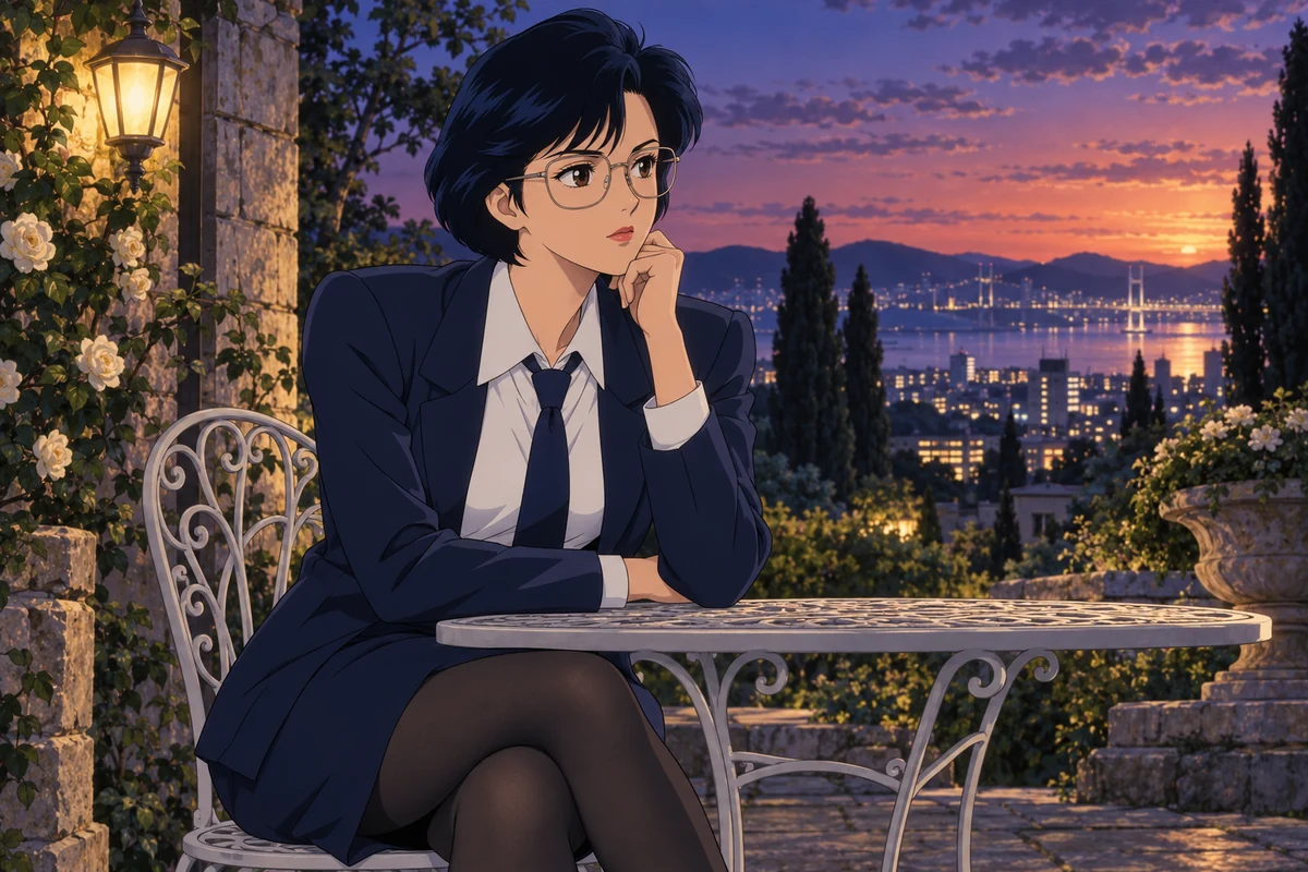 Mitsuko Asatani AI 插画