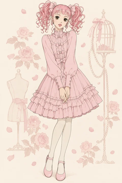 Miwako Sakurada角色示意插画