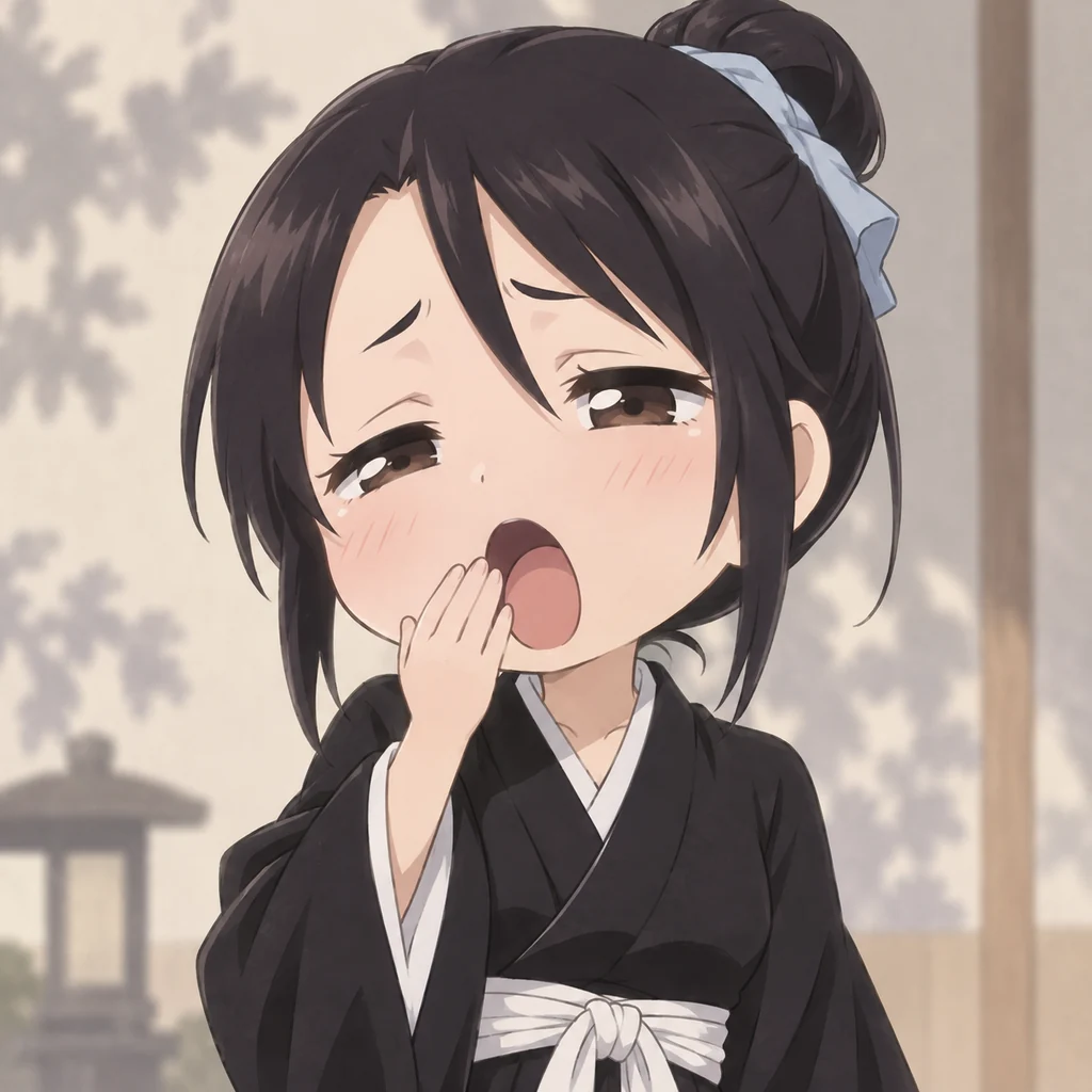 Momo Hinamori AI 辅助角色插画