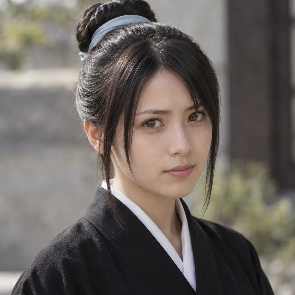 Momo Hinamori live-action AI portrait