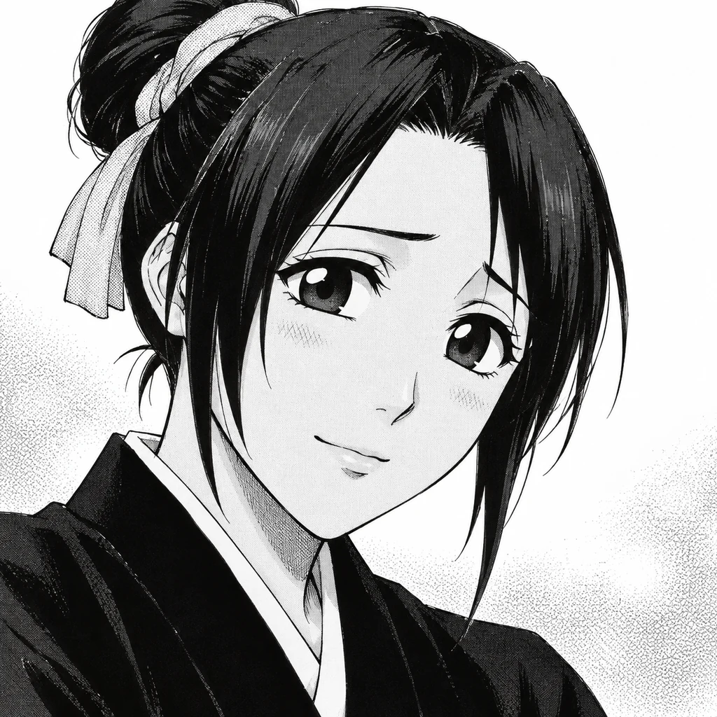 Momo Hinamori AI 辅助角色插画