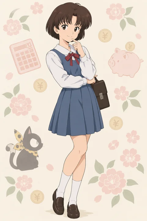 Nabiki Tendo角色示意插画