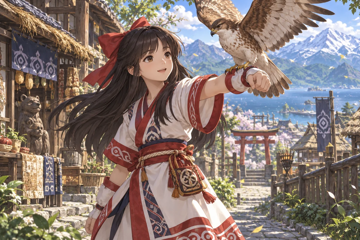 Nakoruru AI 插画