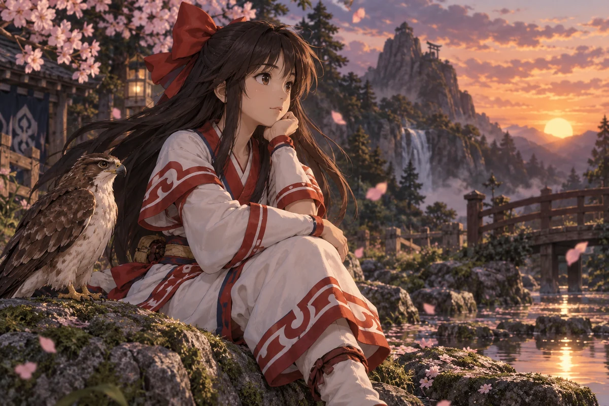 Nakoruru AI 插画