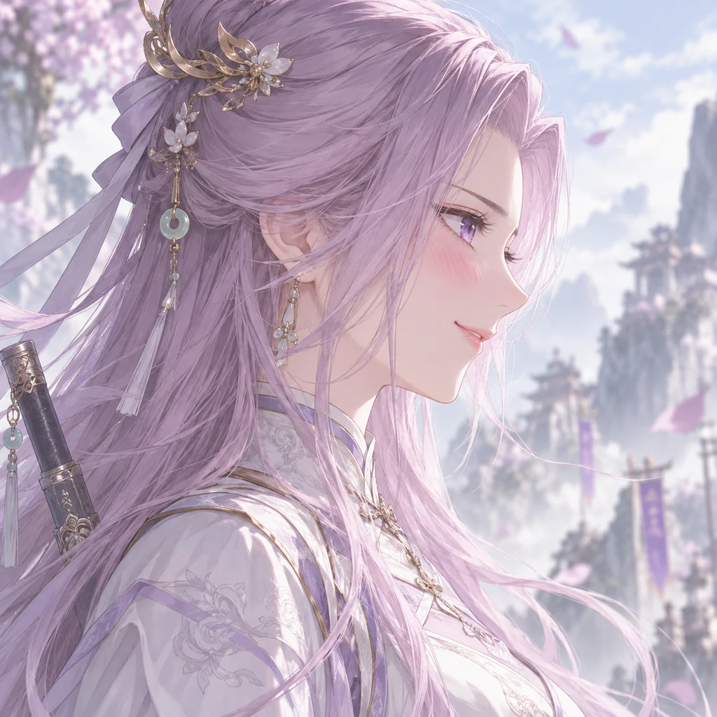 Nalan Yanran AI 辅助角色插画