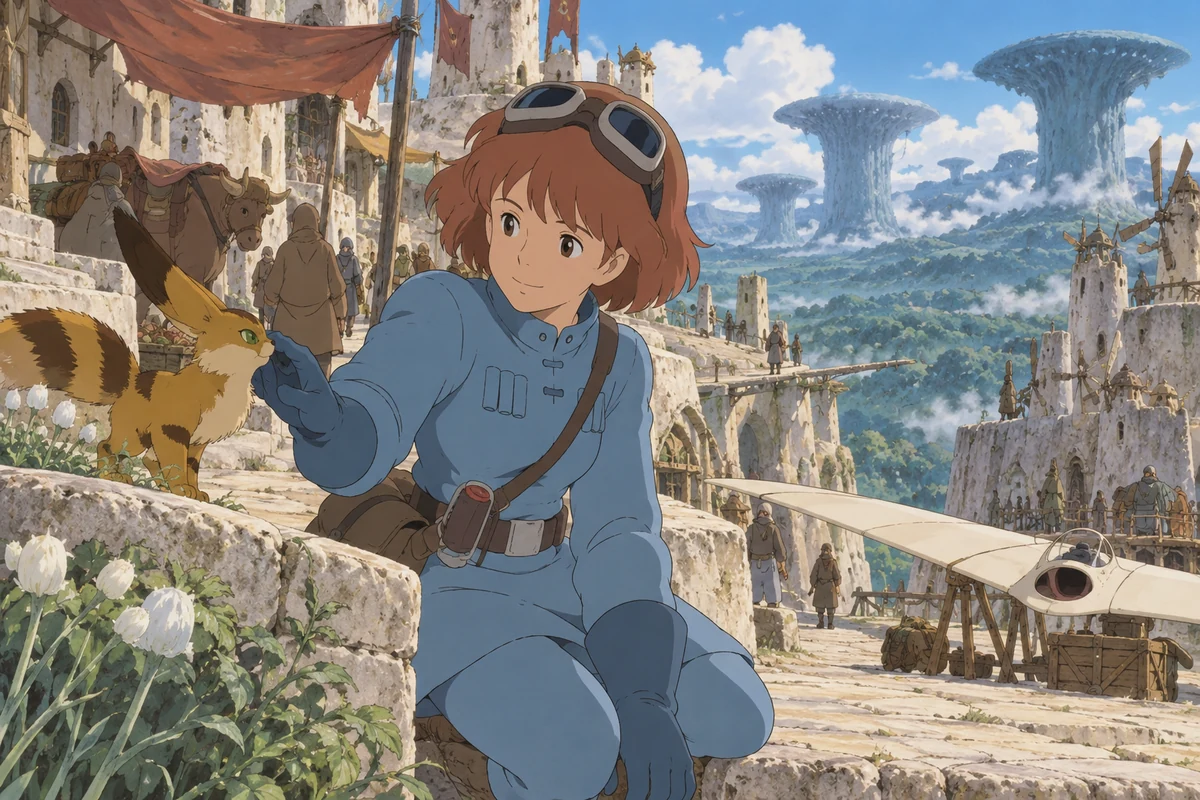 Nausicaä AI 插画