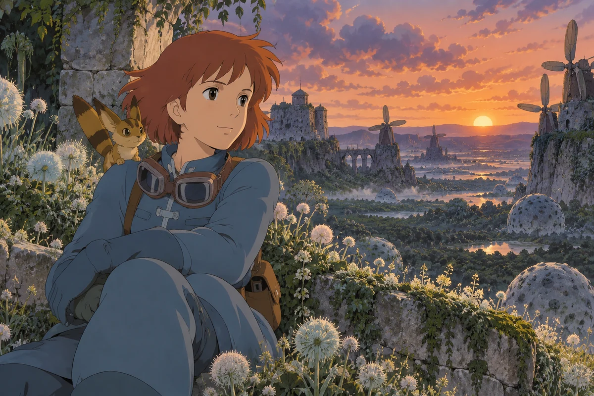 Nausicaä AI 插画