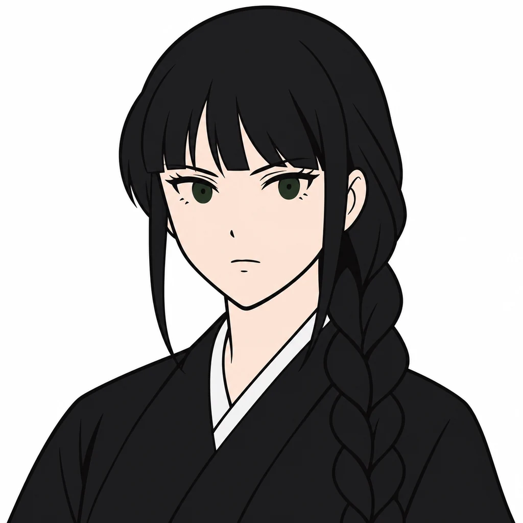 쿠로츠치 네무 AI 辅助角色插画