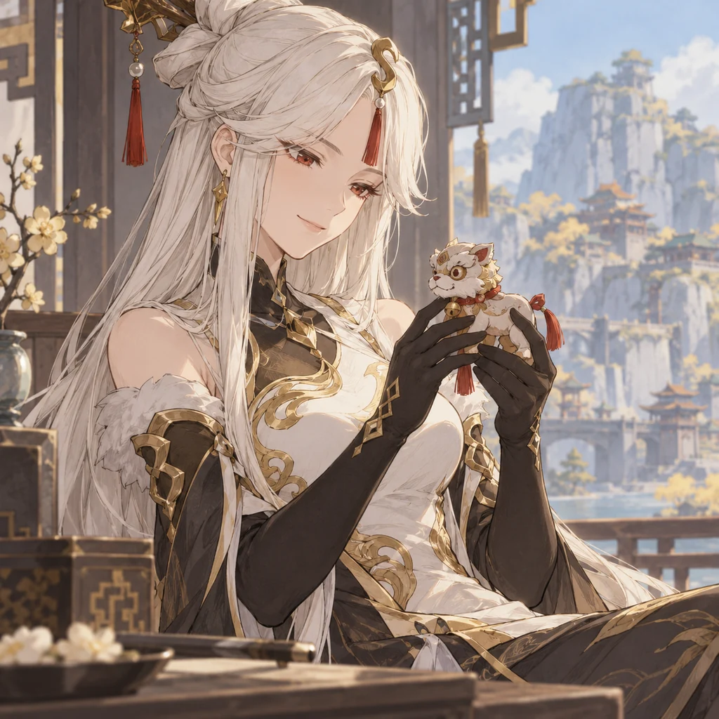 凝光 AI 辅助角色插画