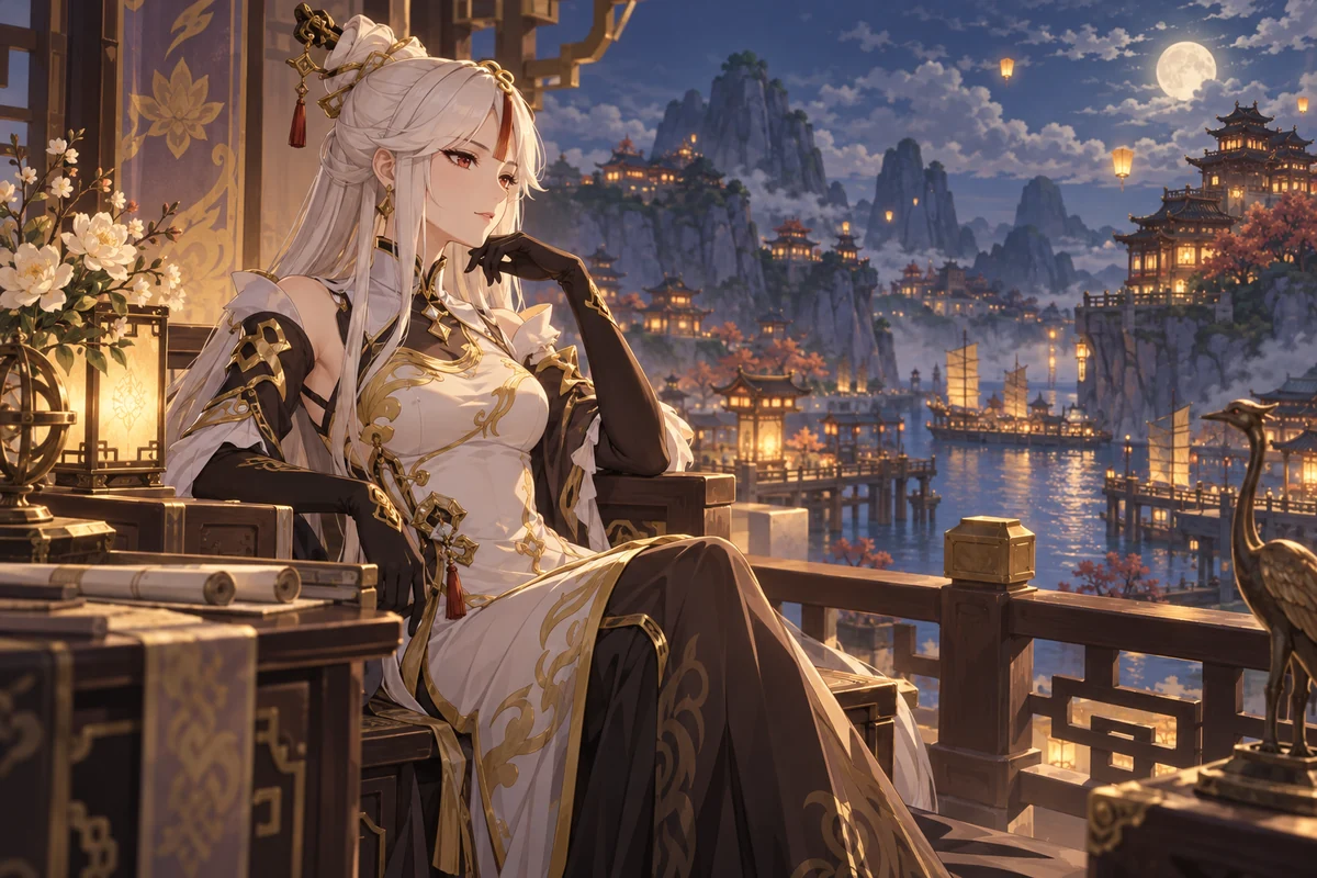 凝光 AI 插画