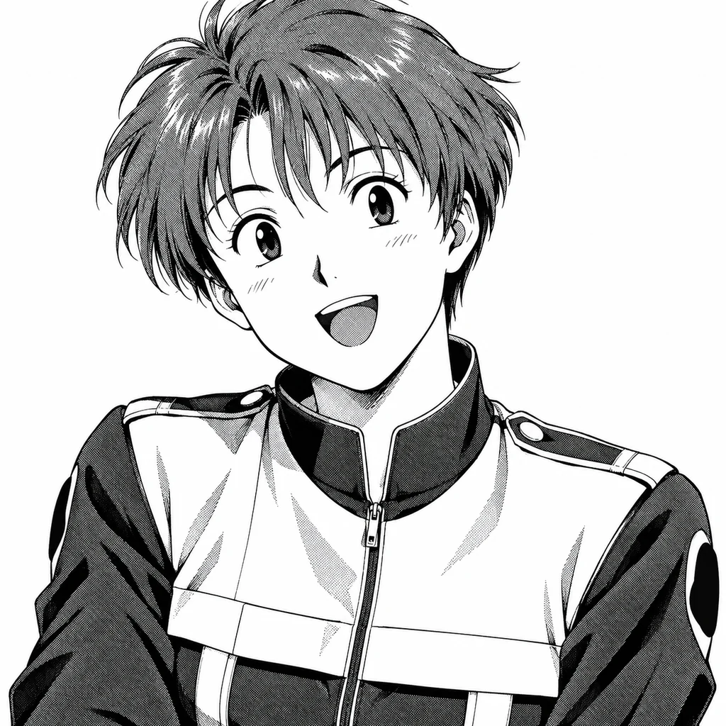 泉野明 AI 辅助角色插画