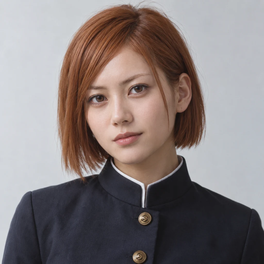 Nobara Kugisaki live-action AI portrait