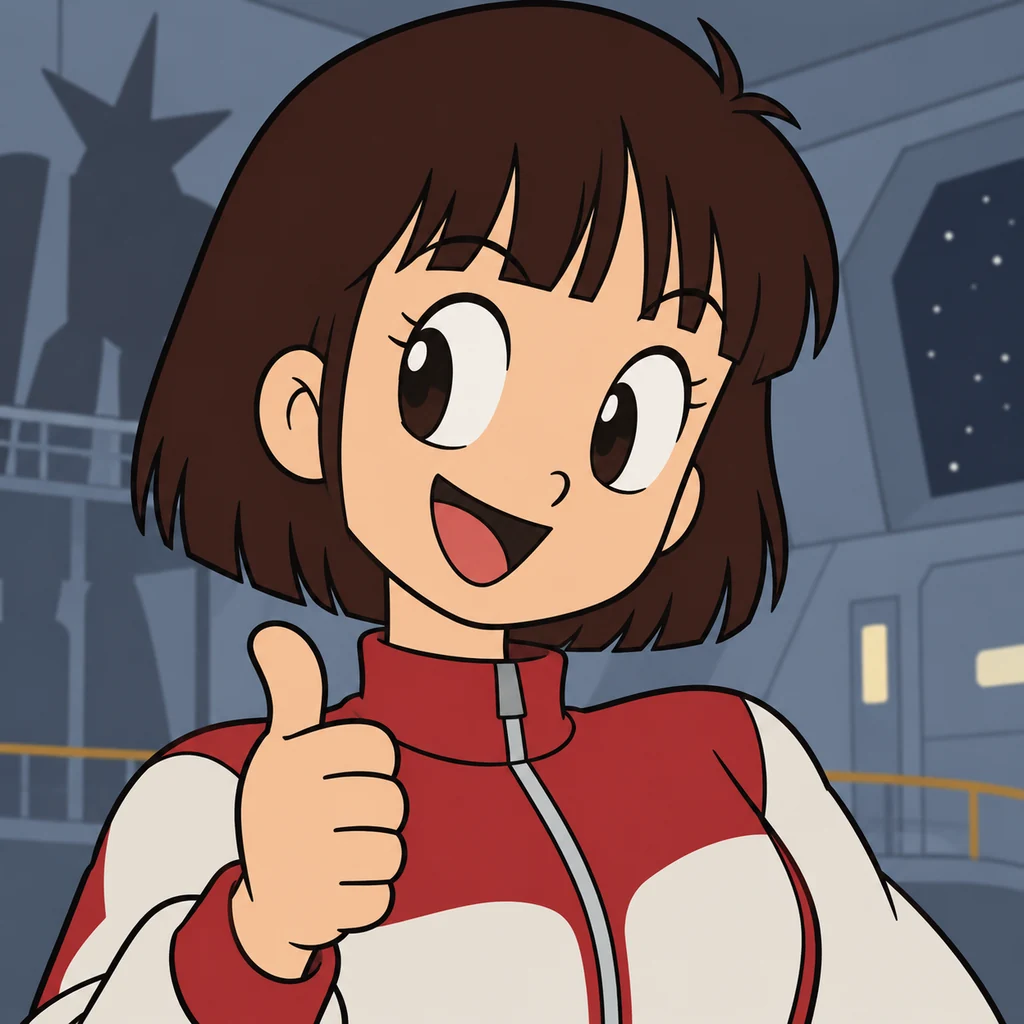 Noriko Takaya AI 辅助角色插画