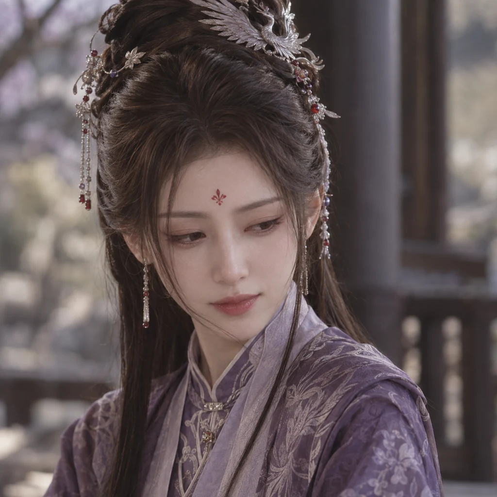 女帝の実写風AIポートレート