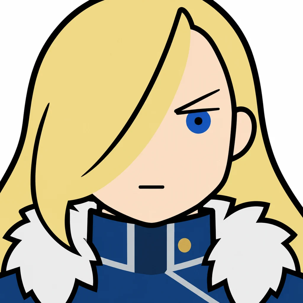 Olivier Mira Armstrong AI 辅助角色插画