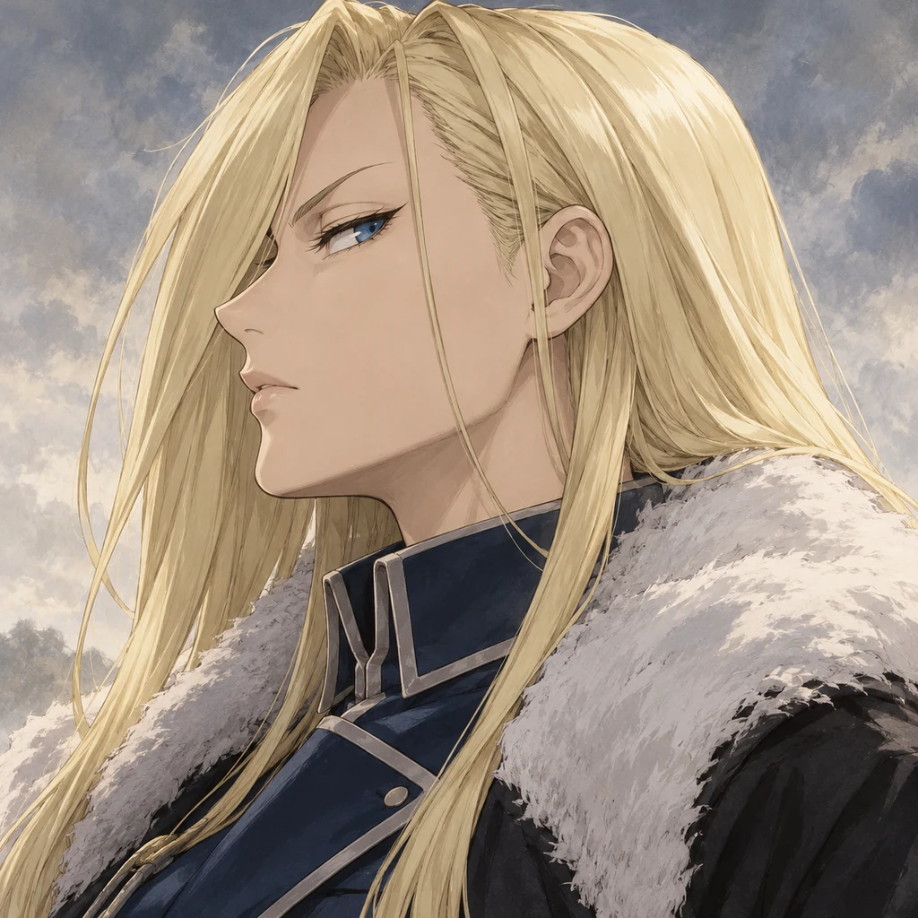 Olivier Mira Armstrong AI 辅助角色插画