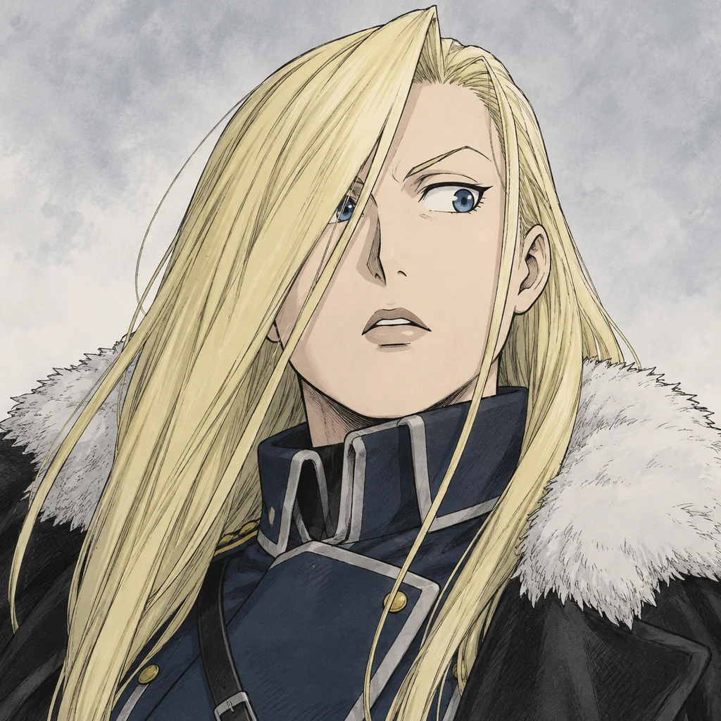 Olivier Mira Armstrong AI 辅助角色插画