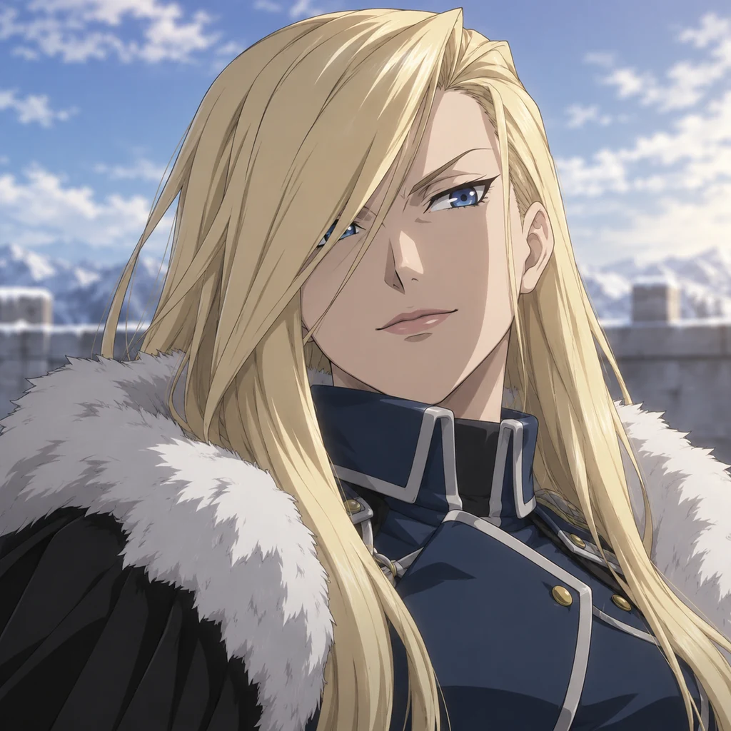Olivier Mira Armstrong AI 辅助角色插画