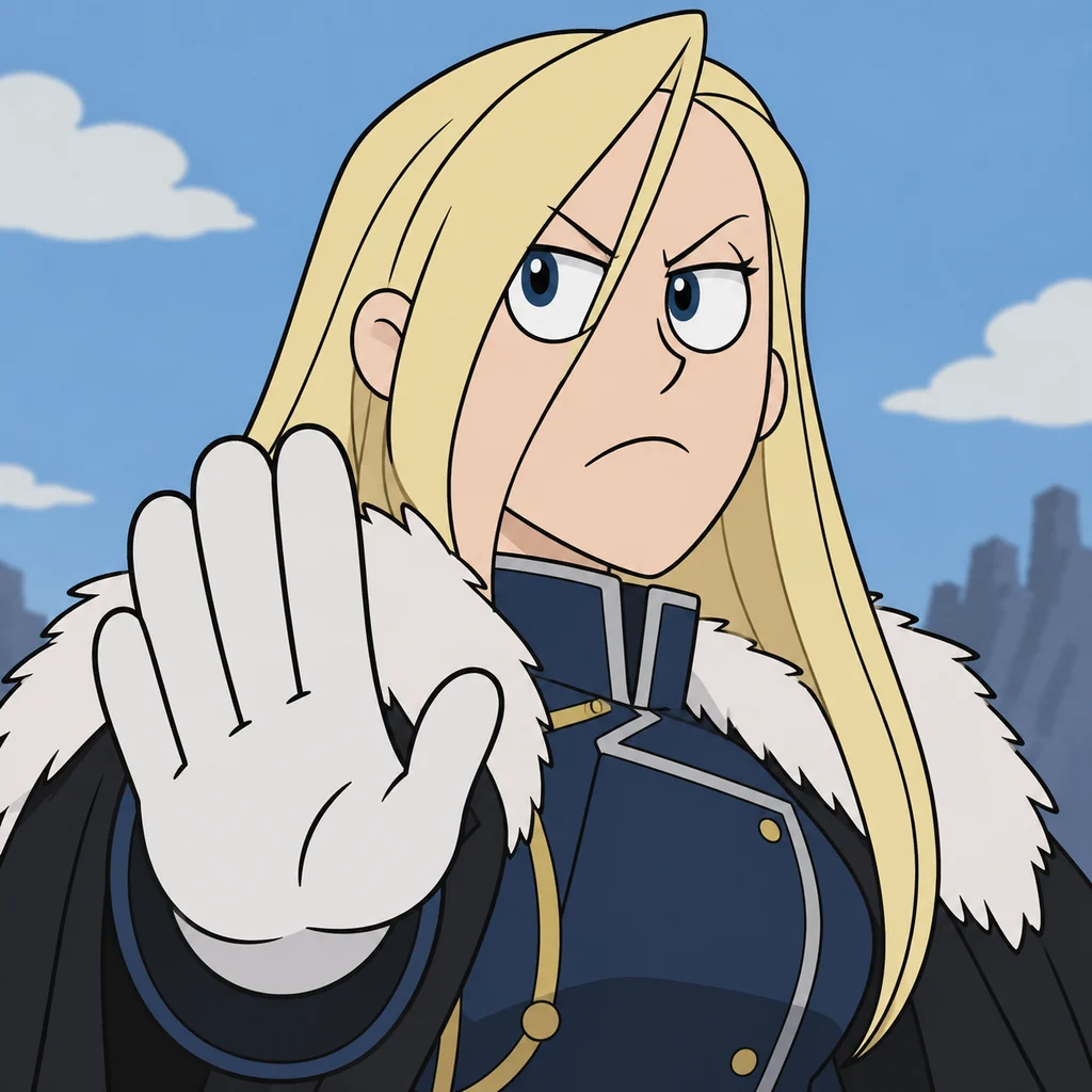 Olivier Mira Armstrong AI 辅助角色插画