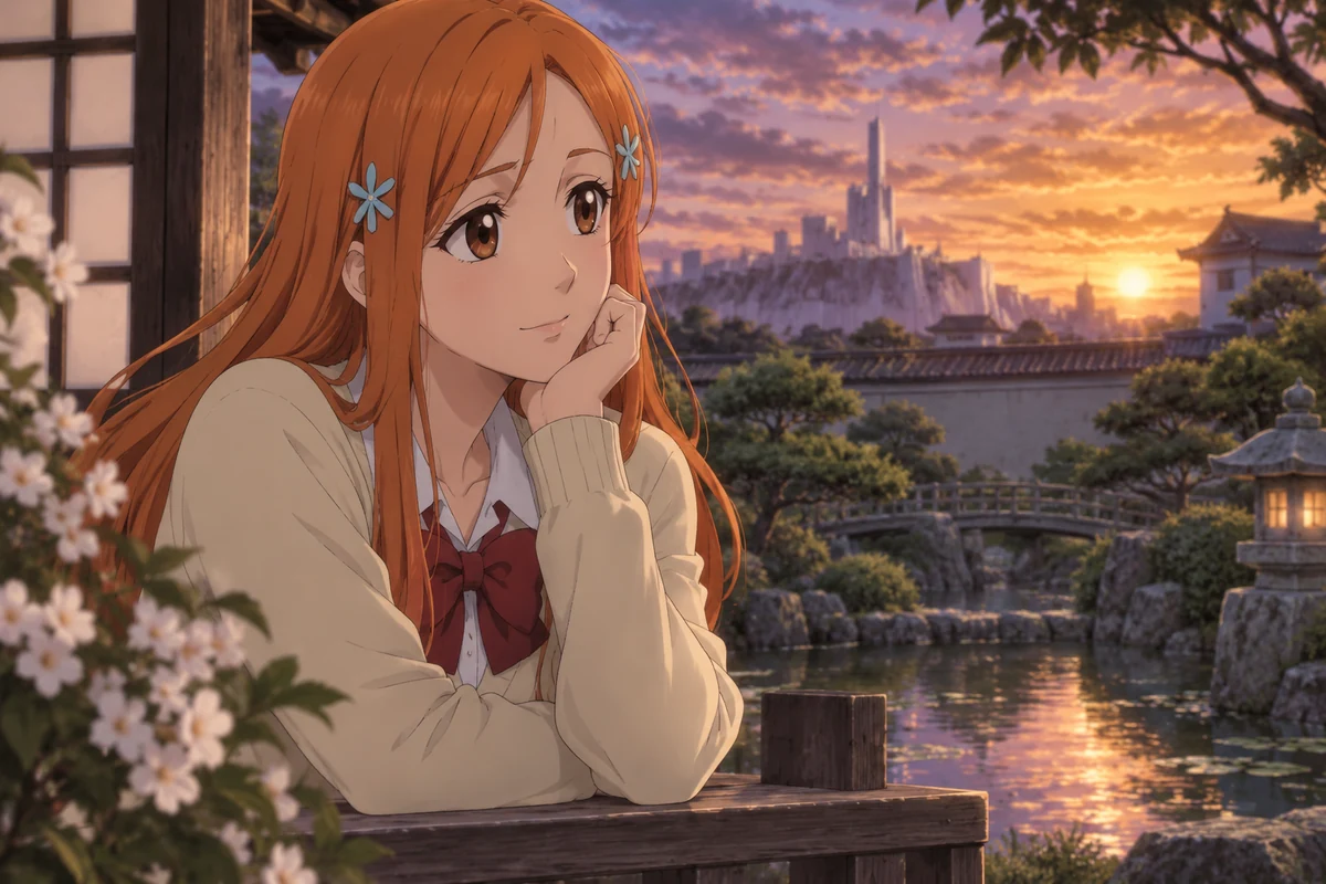 Orihime Inoue AI 插画