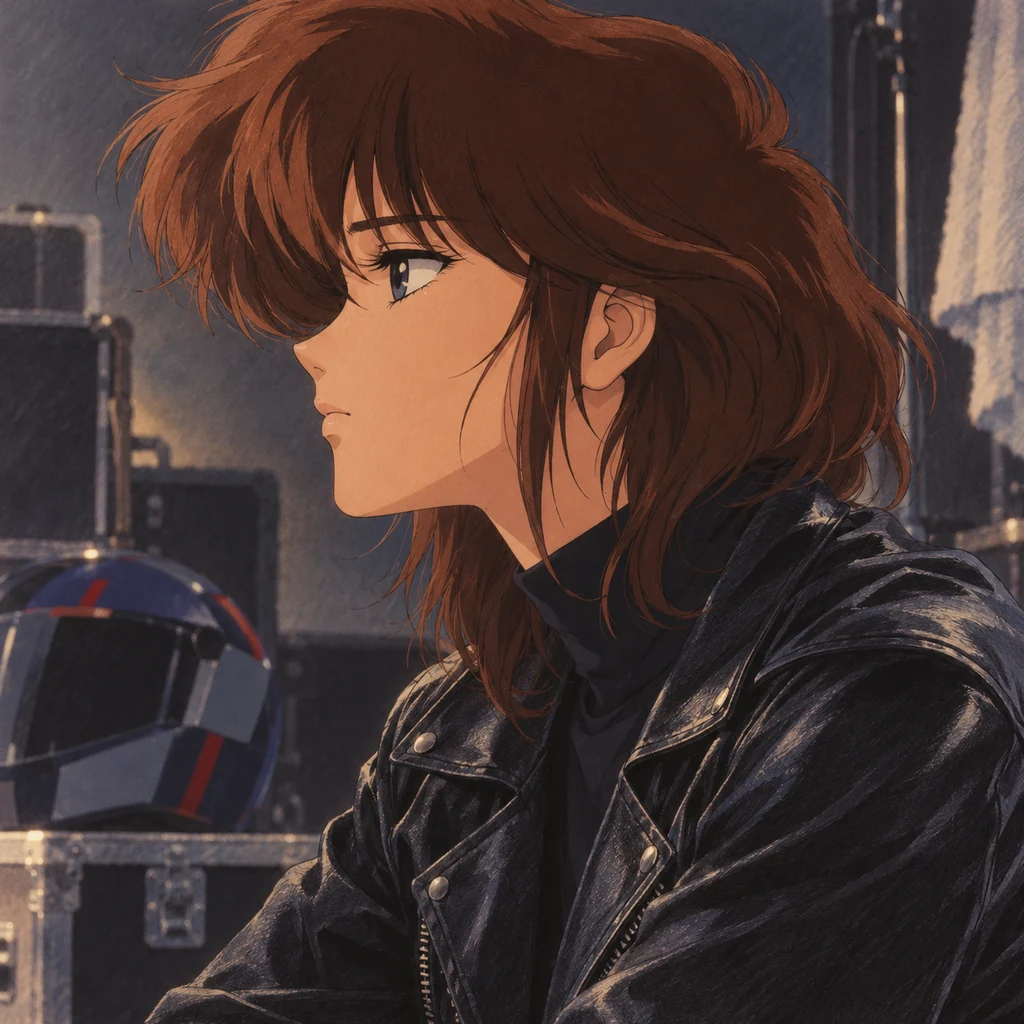 Priss Asagiri AI 辅助角色插画