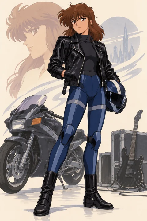 Priss Asagiri角色示意插画