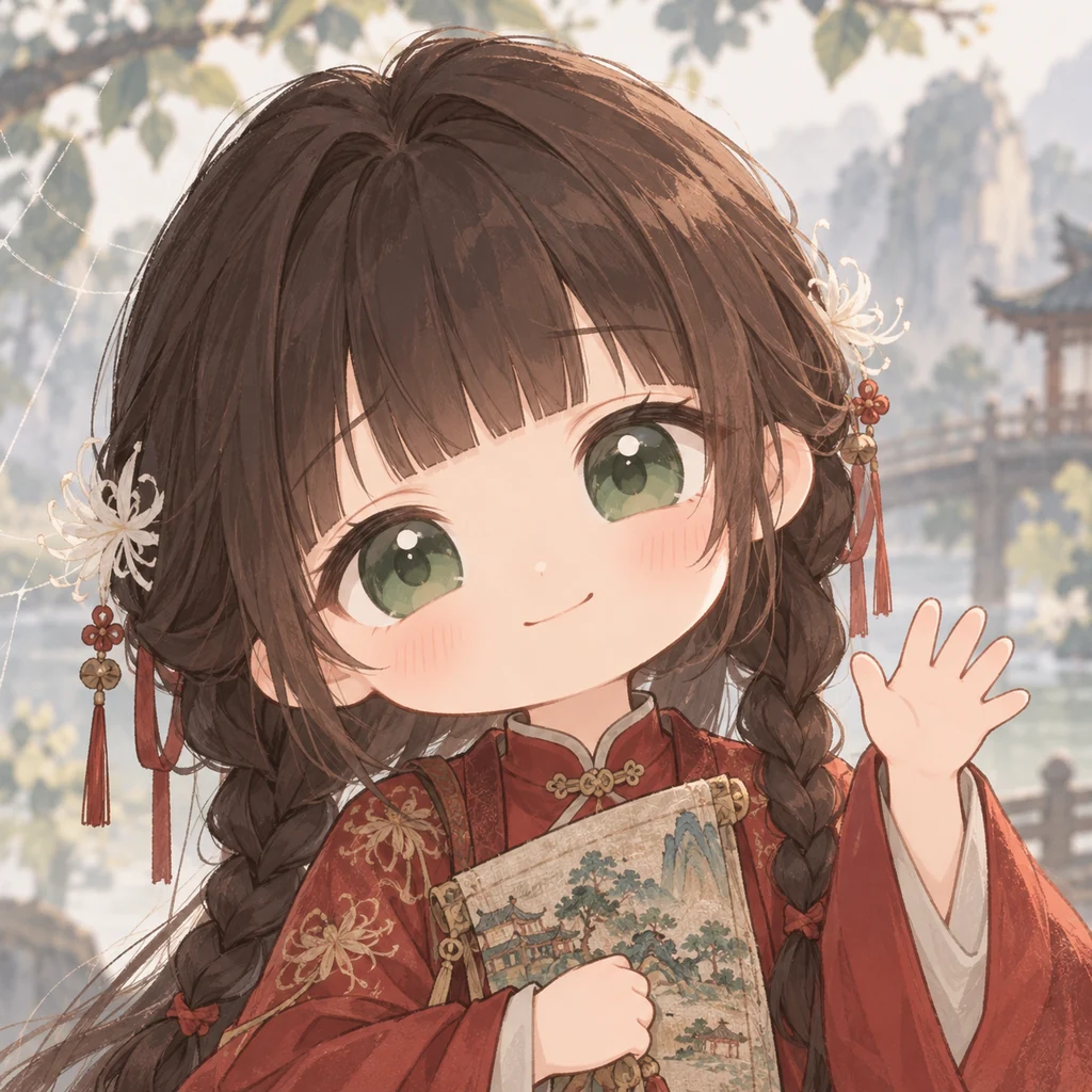 Qingtong AI 辅助角色插画