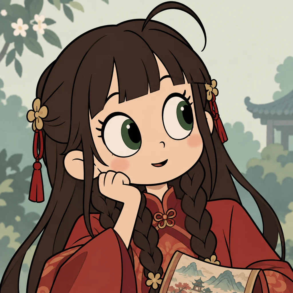 Qingtong AI 辅助角色插画