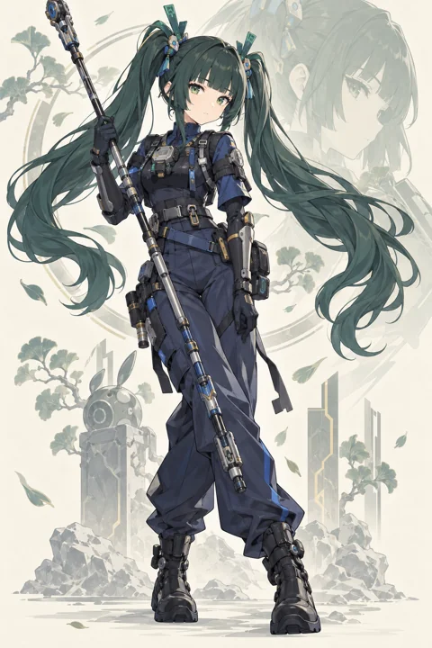 青衣角色示意插画