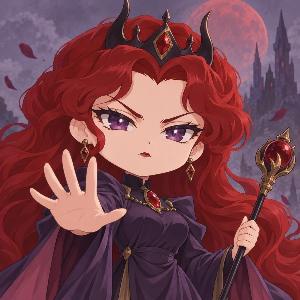 Queen Beryl AI 辅助角色插画