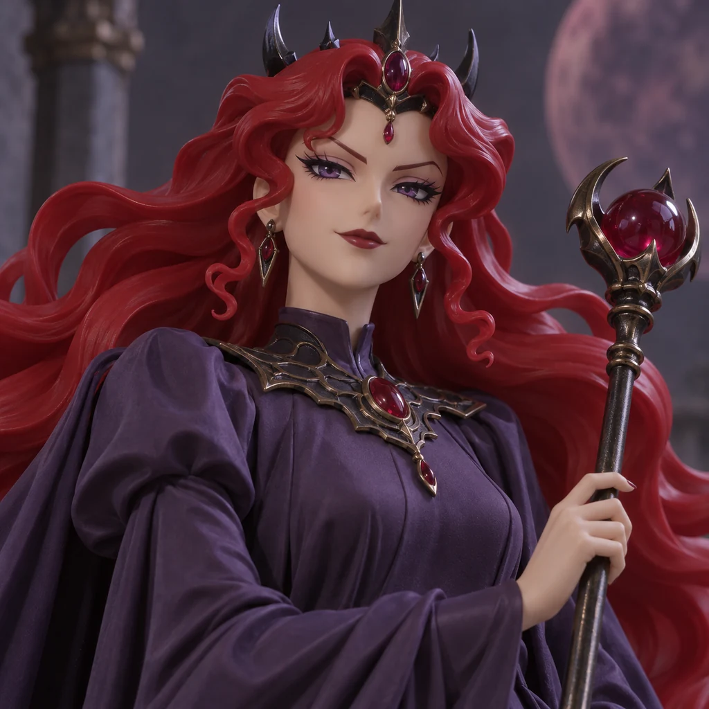 Queen Beryl AI 辅助角色插画