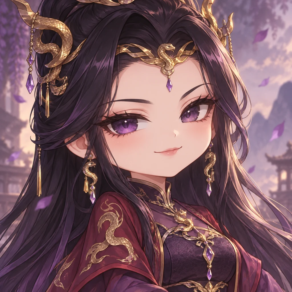 Queen Medusa AI 辅助角色插画
