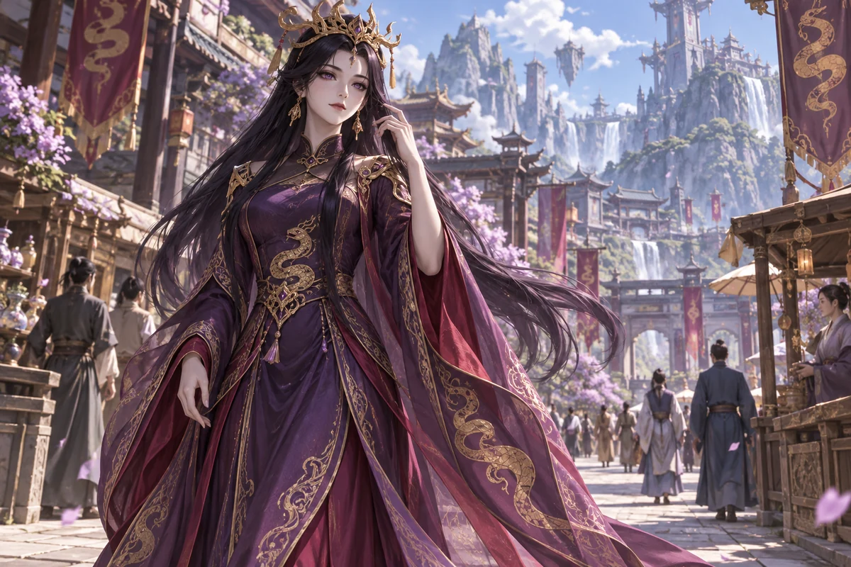 Queen Medusa AI 插画
