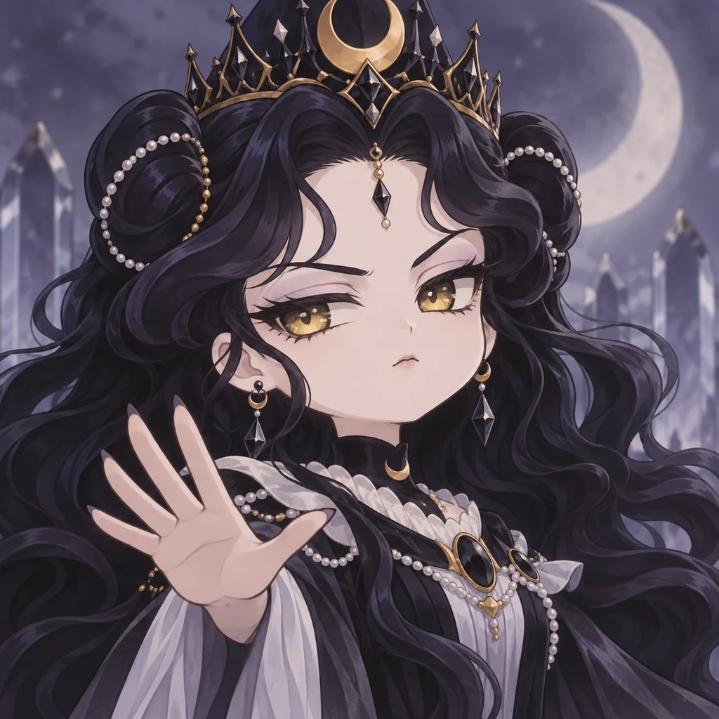 퀸 네헤레니아 AI 辅助角色插画