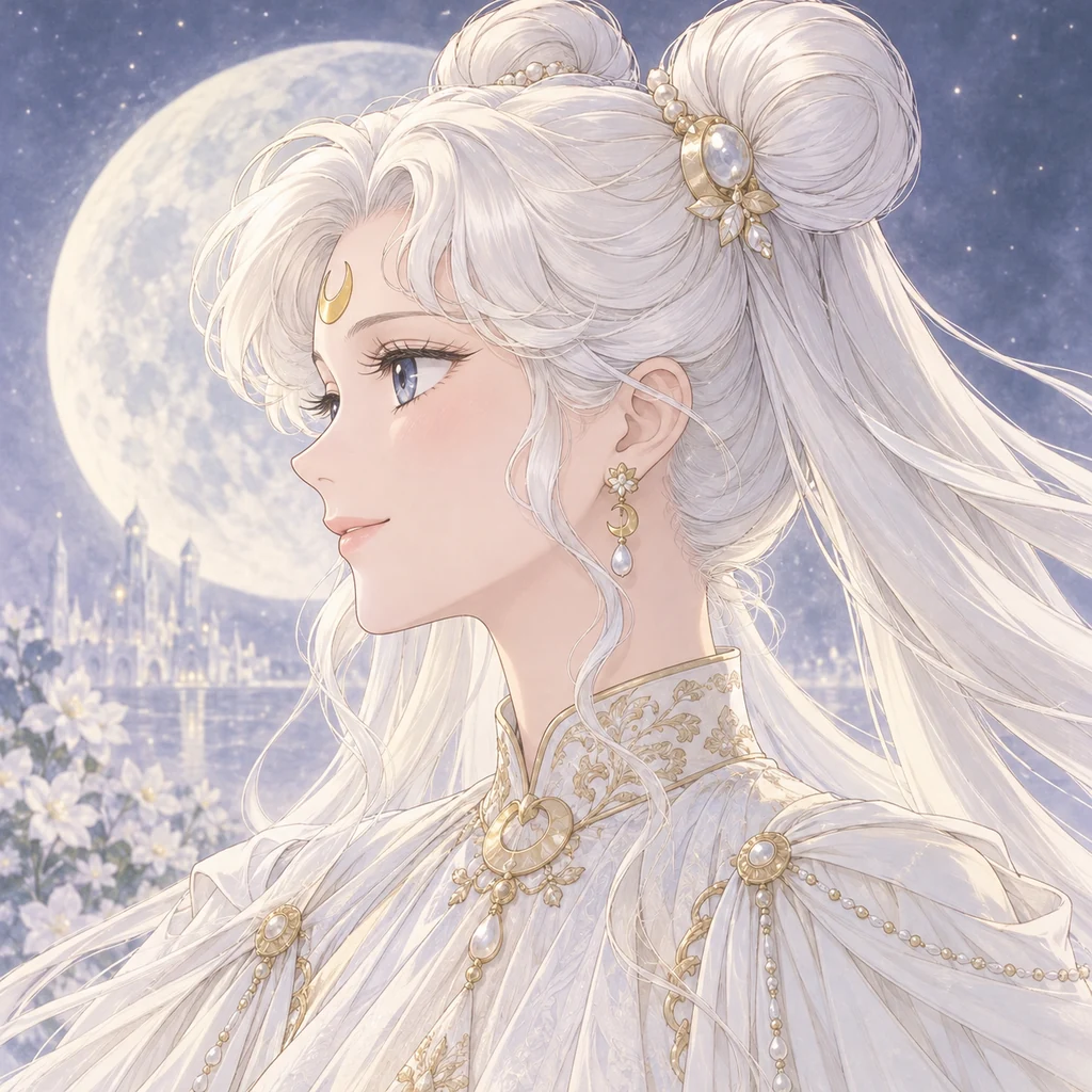 クイーン・セレニティ AI 辅助角色插画