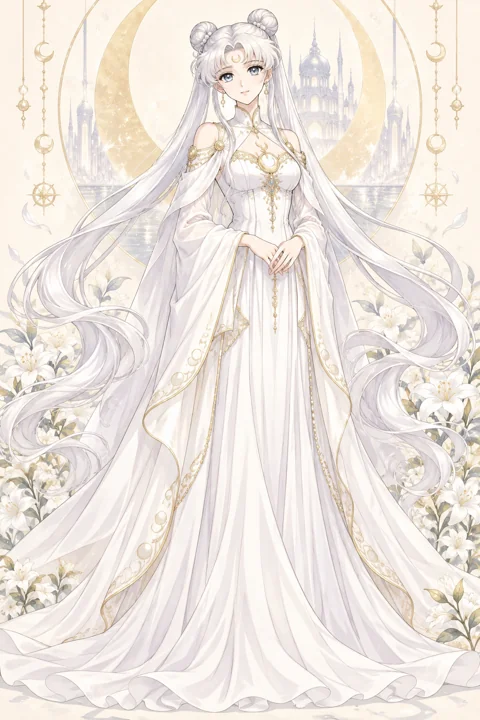 Queen Serenity角色示意插画