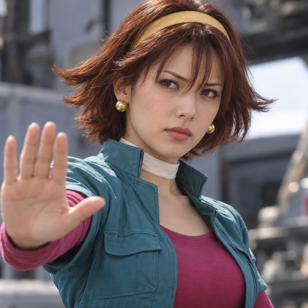 Rain Mikamura live-action AI portrait