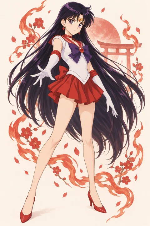 Rei Hino角色示意插画