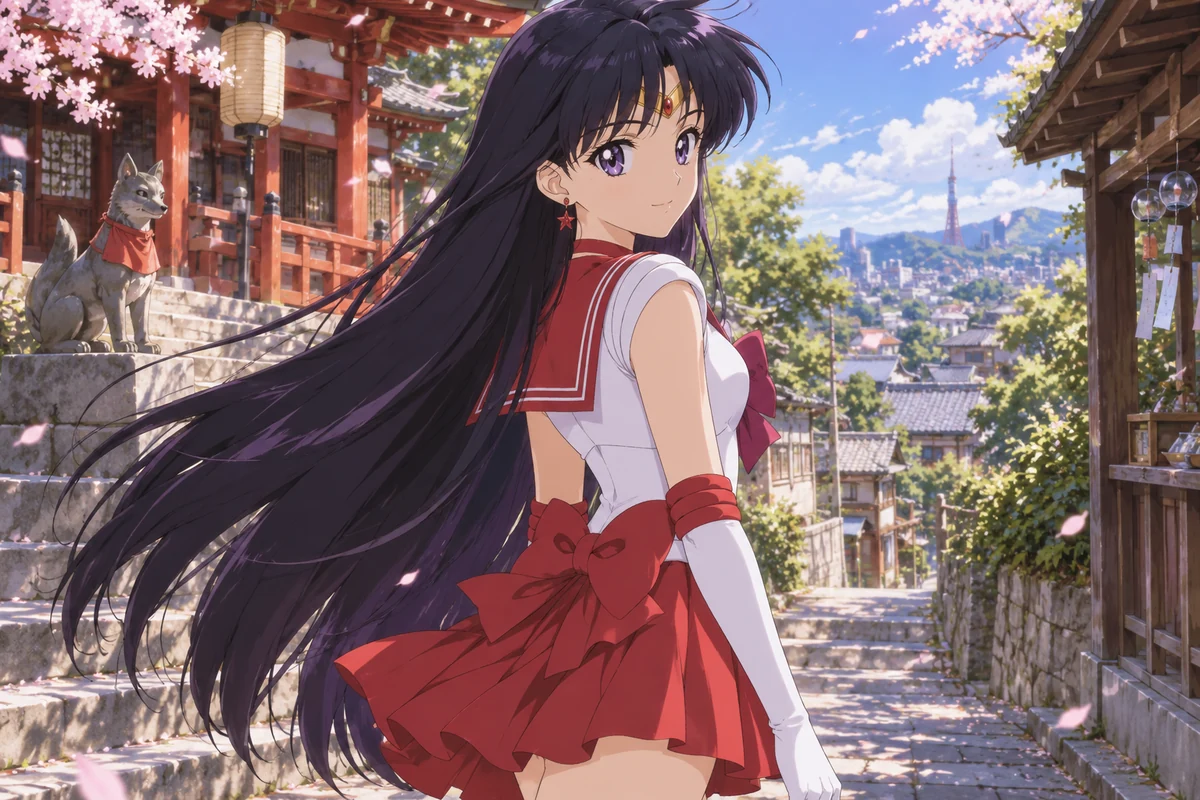 Rei Hino AI 插画
