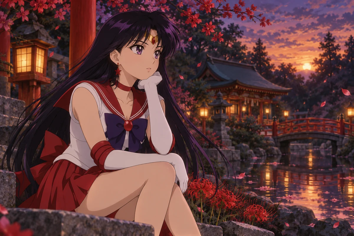 Rei Hino AI 插画
