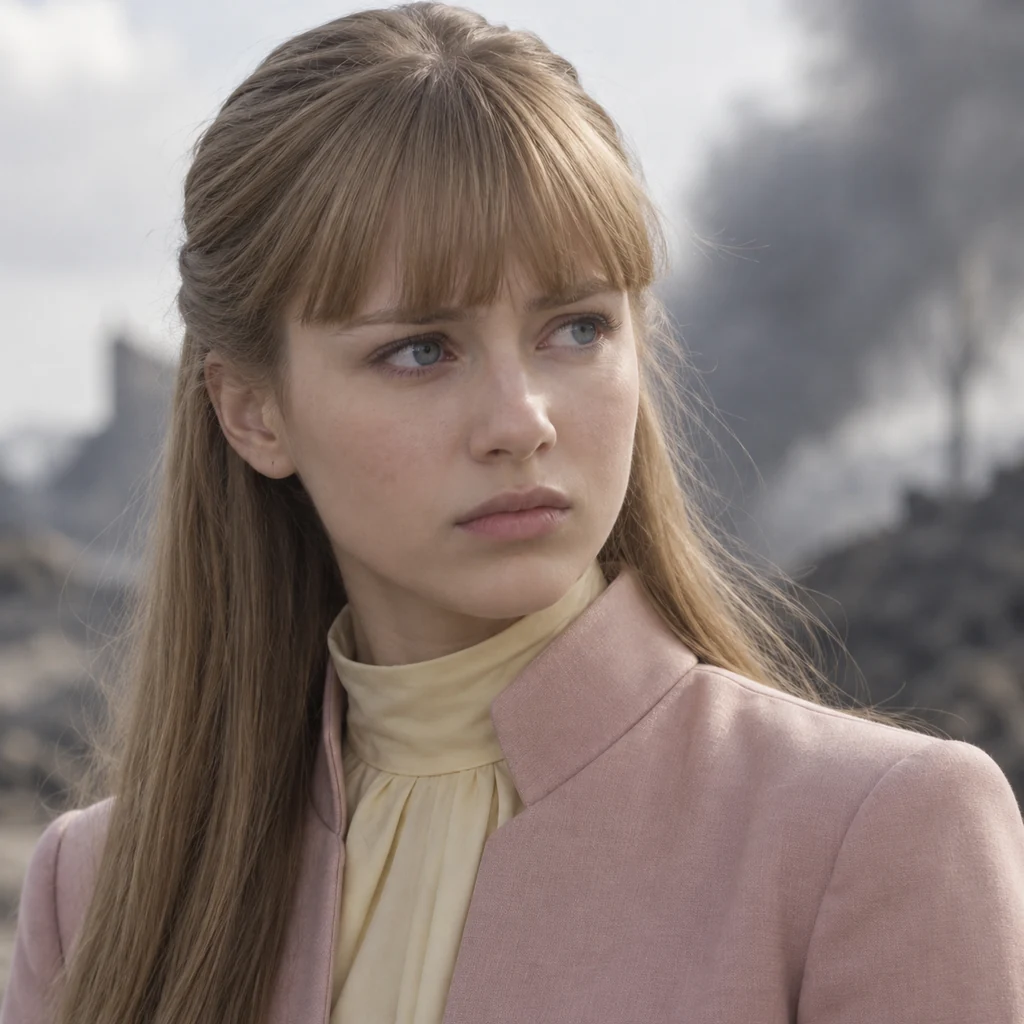 Relena Peacecraft live-action AI portrait