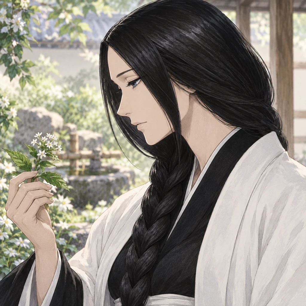 卯ノ花烈 AI 辅助角色插画