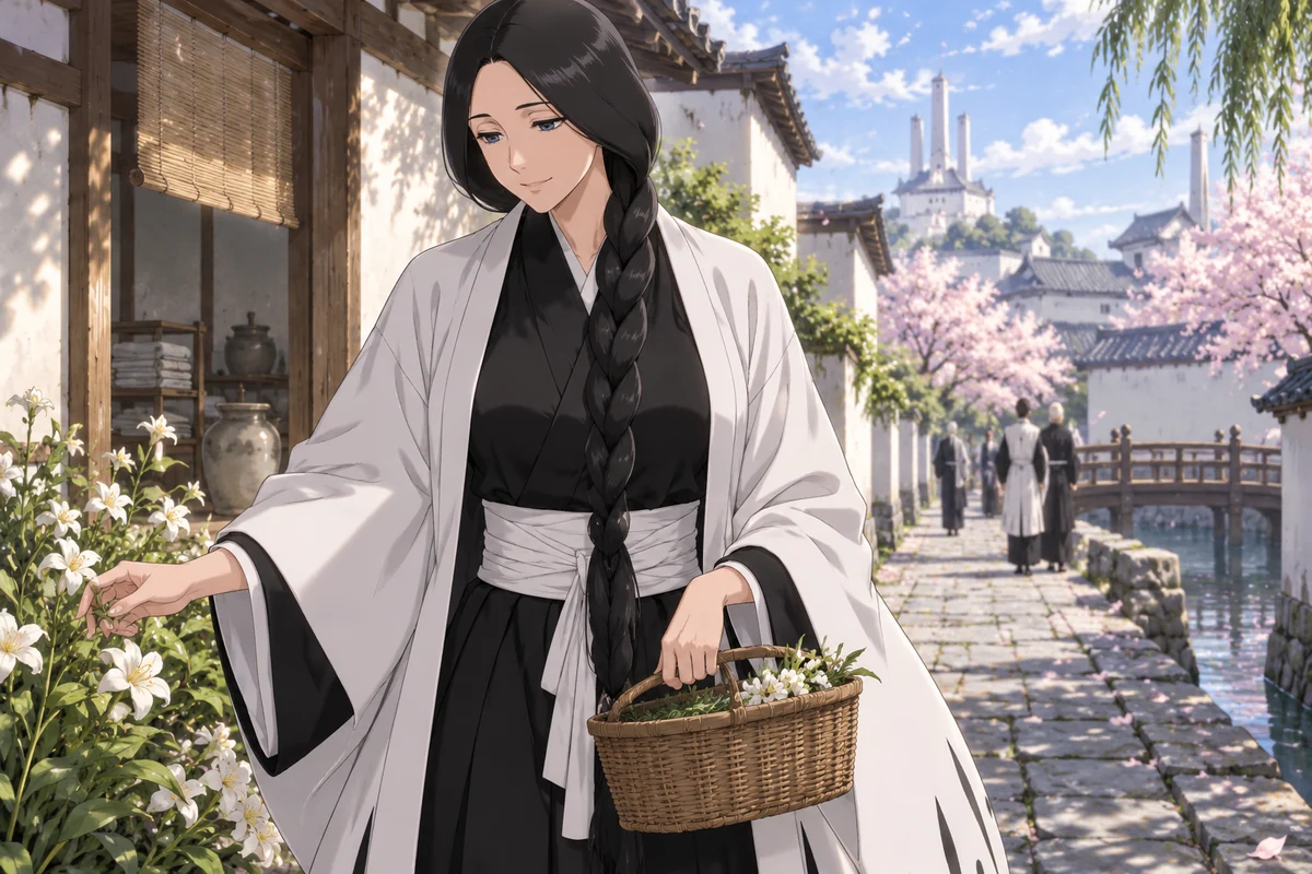 卯ノ花烈 AI 插画