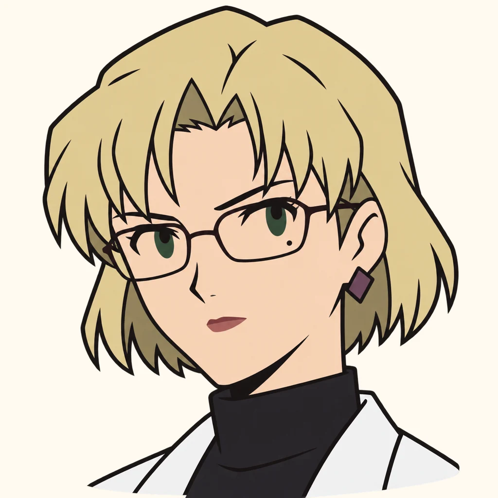 Ritsuko Akagi AI 辅助角色插画