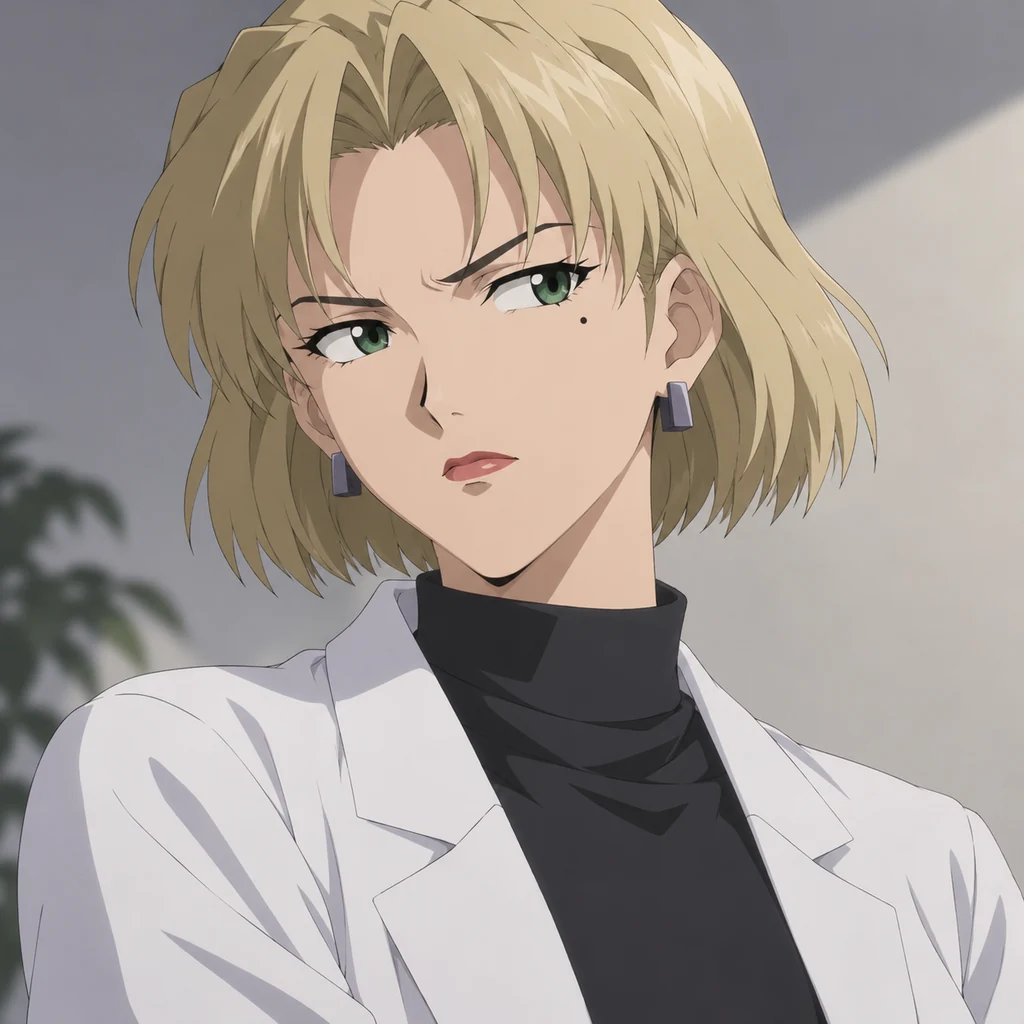 Ritsuko Akagi AI 辅助角色插画
