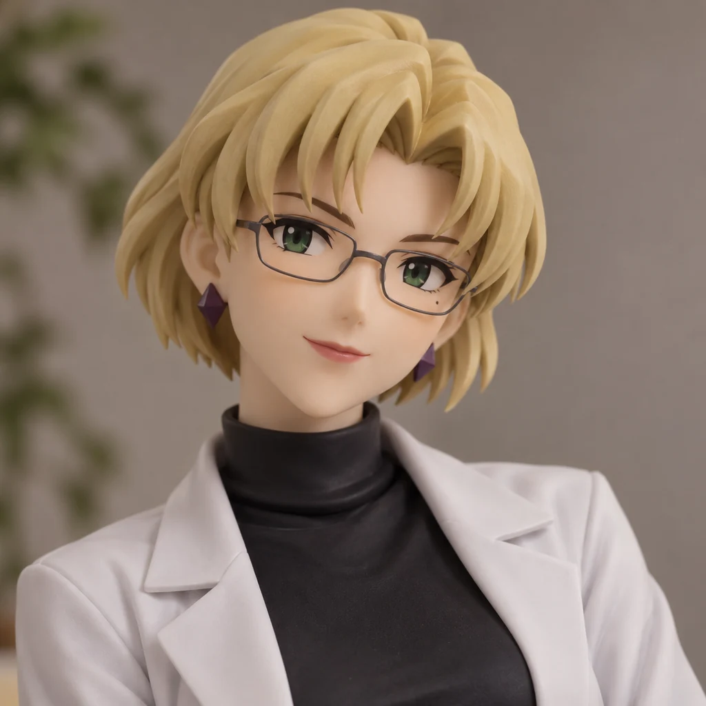 Ritsuko Akagi AI 辅助角色插画