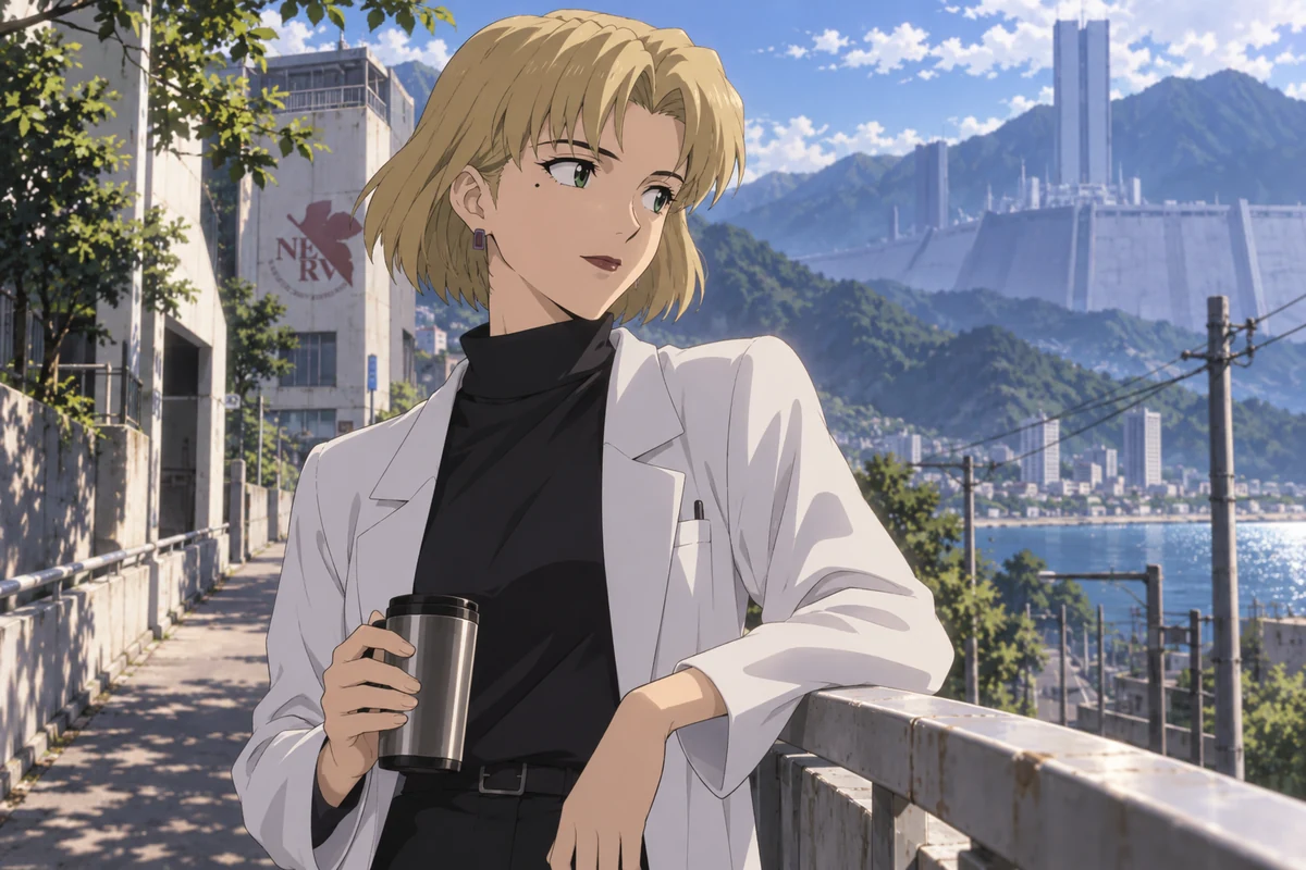 Ritsuko Akagi AI 插画