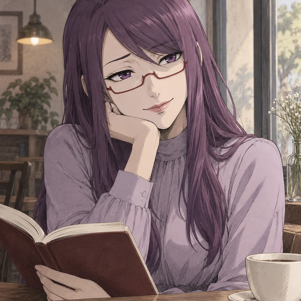 Rize Kamishiro AI 辅助角色插画