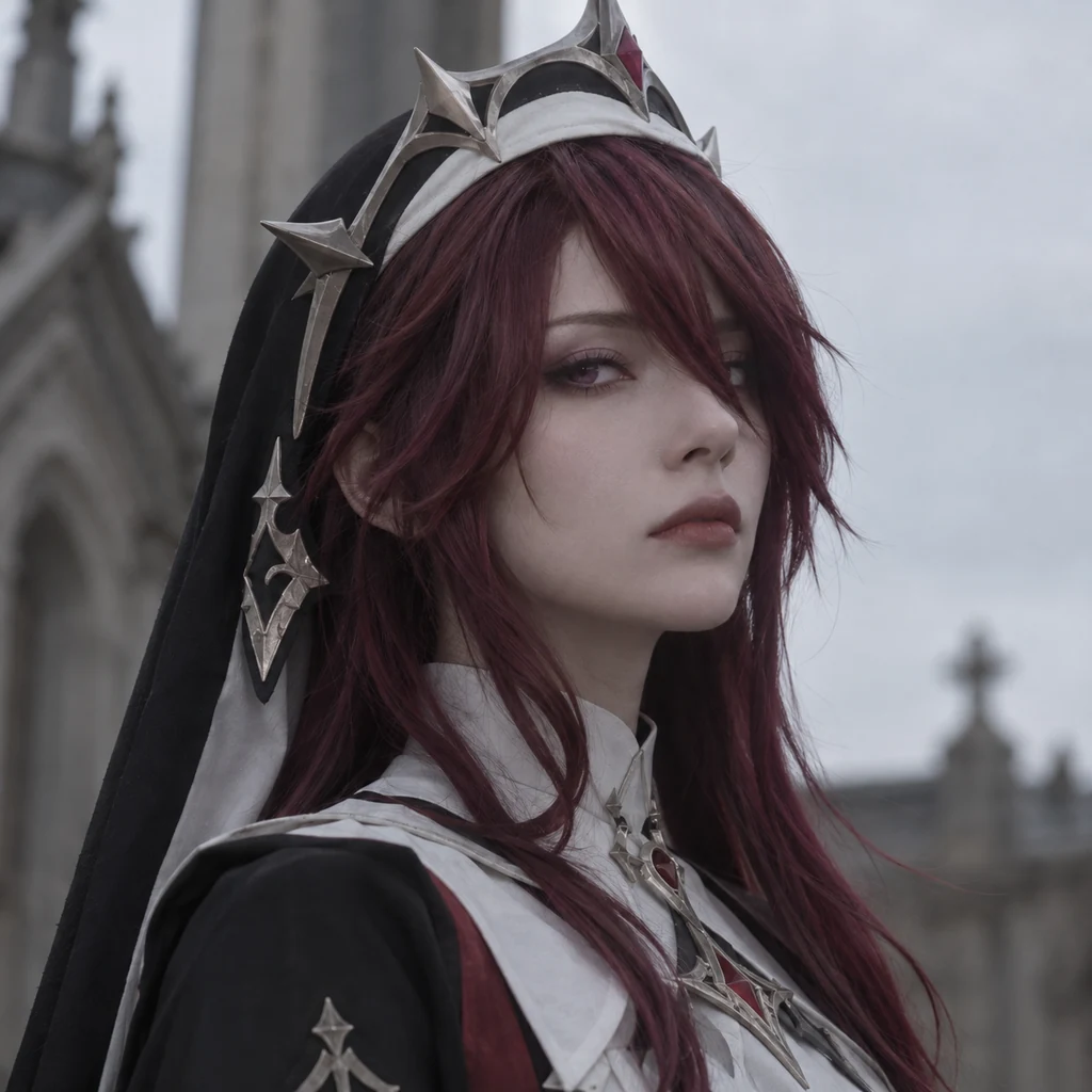 Rosaria live-action AI portrait